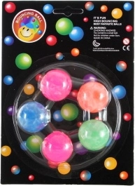 Pelotas saltarinas clásicas - paquete de 5 unidades