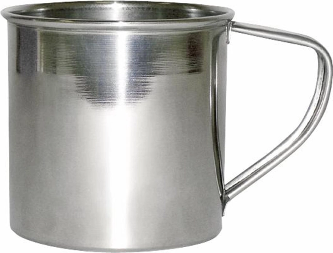 Taza de cocina de acero inoxidable con asa 350 ml