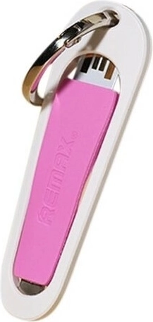 Remax RC-024i llavero cable Lightning 8 cm rosa