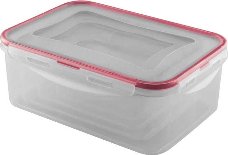 Juego de recipientes rectangulares Lamart Clip, 4 piezas