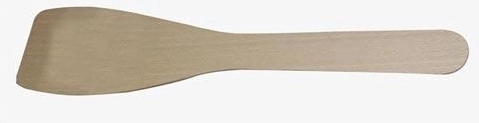 Espátula de madera recta 28 cm