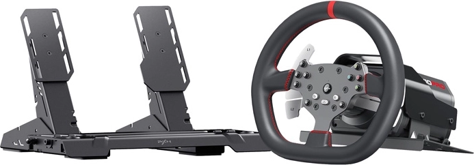 Set de simulación PXN V10 Ultra – volante de tracción directa y pedales para PS4, Xbox y PC