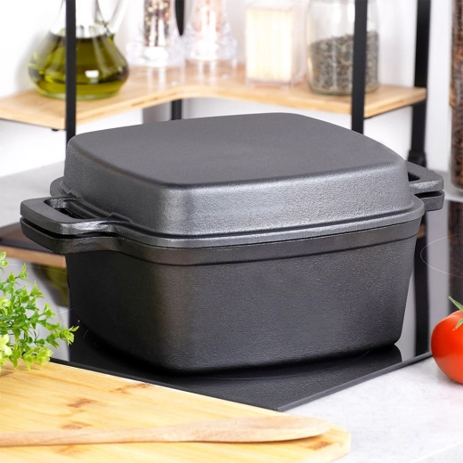 Uso versátil en cocina, horno y parrilla