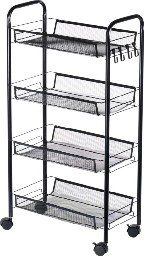 Cuatro cestas de malla espaciosas