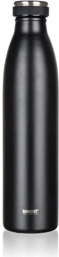 Termo para bebidas 750 ml BANQUET Sans acero inoxidable negro