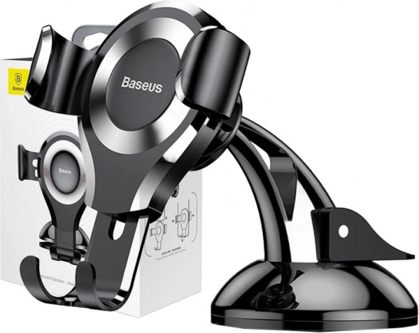 Soporte gravitacional para teléfono de coche BASEUS Osculum, negro-plateado