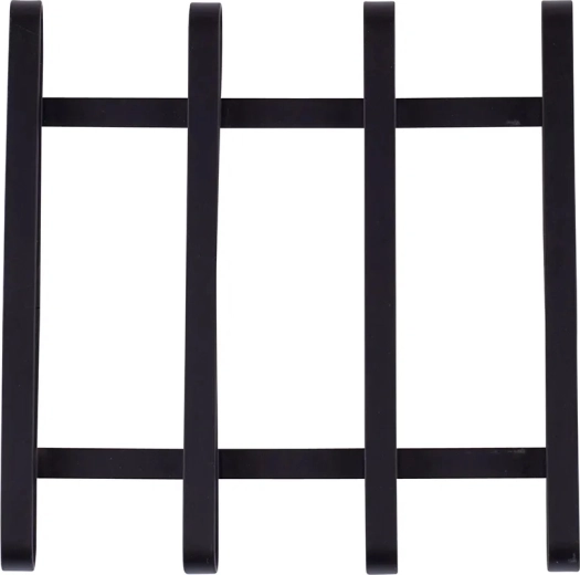 Altom Design salvamanteles negro 18 × 18 cm