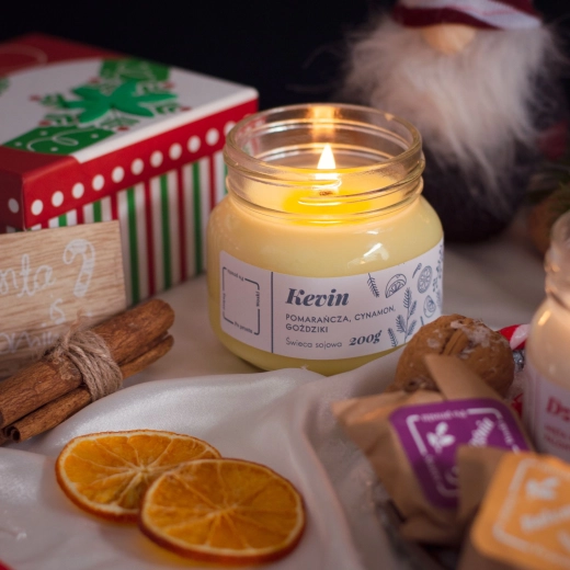 Vela aromática Premium Kevin – fabricación artesanal de Polonia