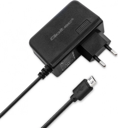 Cargador Qoltec 15W con cable micro USB