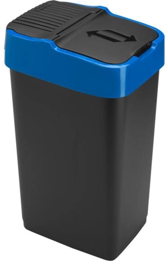 Papelera de plástico Heidrun 35 l