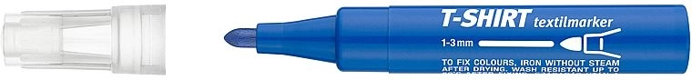 Rotulador para textil azul