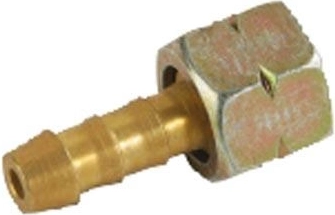 Racor para manguera de gas de 8 mm con tuerca G3/8"L MEVA