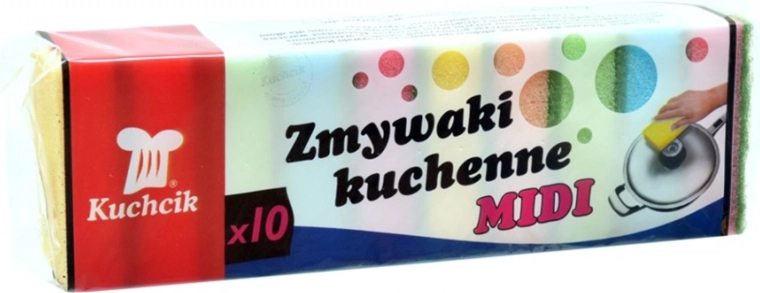 Esponja de cocina MIDI Kuchcik – esponja de lavado de dos capas (10 uds)