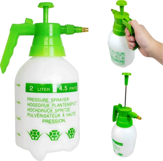 Pulverizador manual a presión 2 l verde