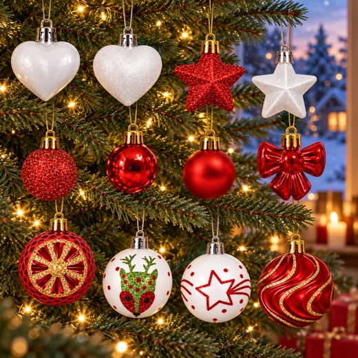 Completo juego para una decoración festiva