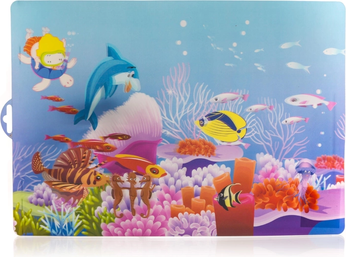Mantel individual infantil de plástico Sea 43 × 29 cm