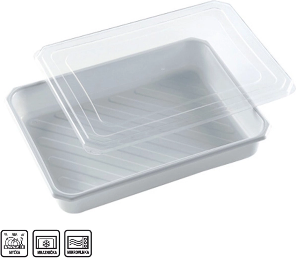 Recipiente de plástico (UH) rectangular 4 l