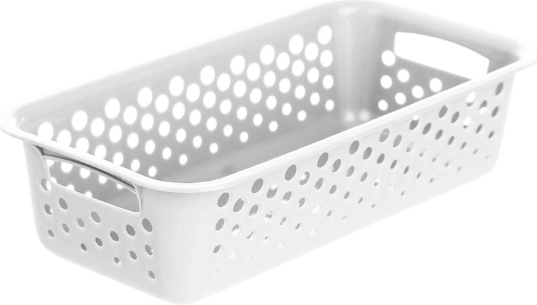 Cesta organizadora Art blanca 19,7 × 10 × 5 cm