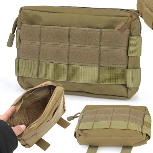 Bolsa táctica MOLLE de nylon 600D – funda auxiliar universal