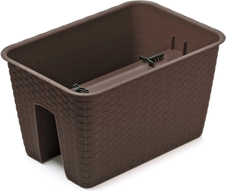 Macetero para barandilla Ratolla 40 cm umbra