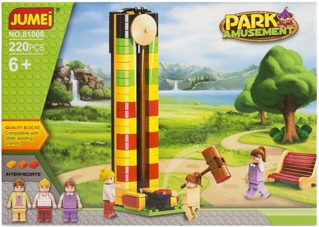 Set de construcción Jumei parque de atracciones 220 piezas 30 × 21 cm - 1 pieza