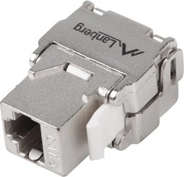 Módulo keystone RJ45 Cat6 FTP sin herramientas 180° - 1 unidad