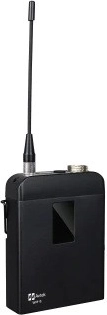 Dos transmisores bodypack con LCD