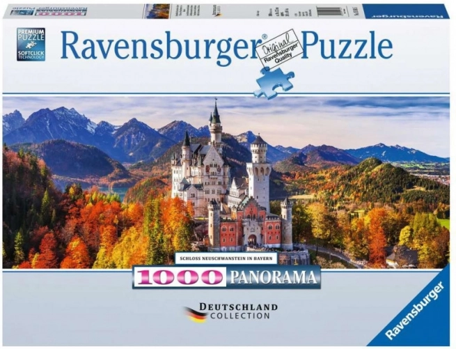 Puzzle panorámico Ravensburger Castillo de Neuschwanstein 1000 piezas