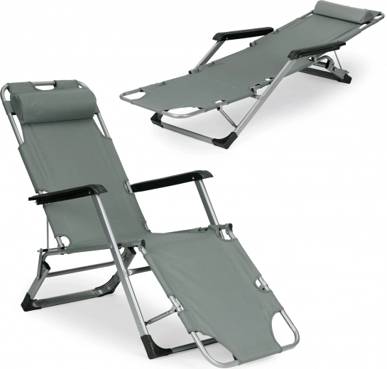 2 en 1: sillón y tumbona en un instante