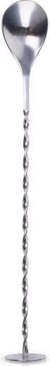 Cuchara de bar para bebidas y cócteles de acero inoxidable 28 cm