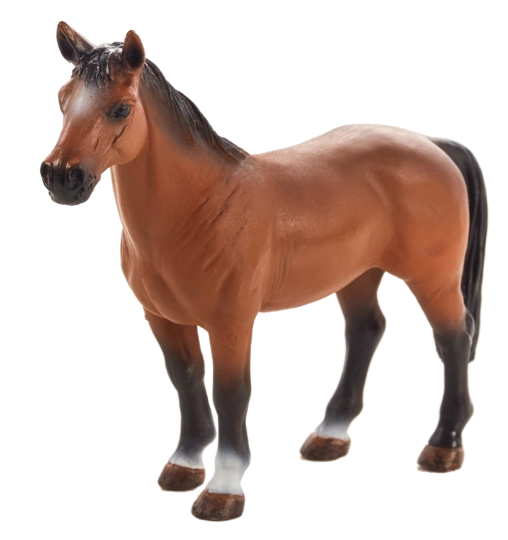 Caballo trakener: figura realista
