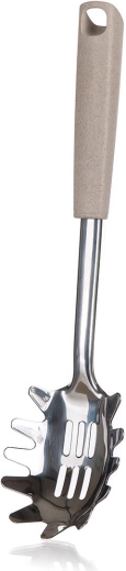 Cuchara para espaguetis Natural de acero inoxidable