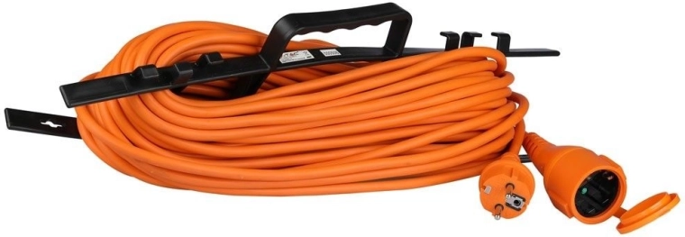 V-TAC cable alargador para exterior 30 m 16 A en bobina con tapa protectora