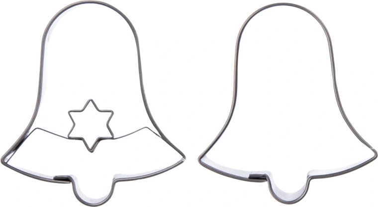 Cortadores de galletas Orion con forma de campana de 4,6 cm - 2 unidades