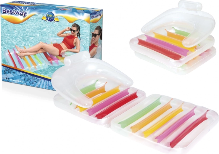 Tumbona hinchable Bestway con respaldo 2 en 1