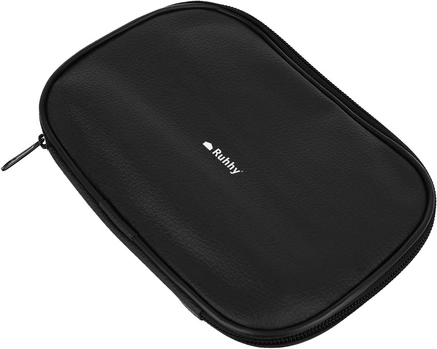 Estuche con cremallera de cuero ecológico – ideal para viajes