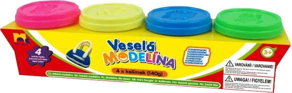 Set de plastilina en colores neón