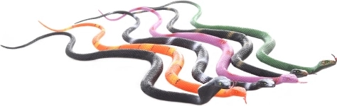 Serpiente de goma 55 cm