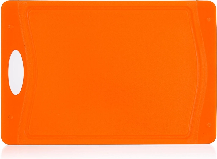 Tabla de cortar de plástico Culinaria Duo 29 × 19,5 cm naranja