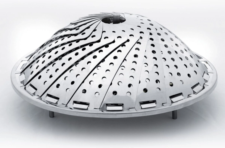 Orion cesta plegable para cocinar al vapor de acero inoxidable, 14–23 cm