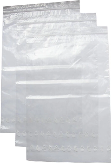 Bolsa con cierre rápido LDPE 20 × 30 cm transparente (100 uds)