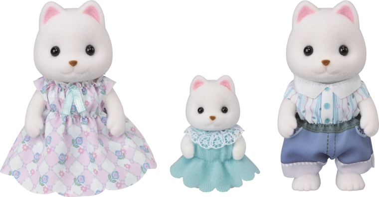 Sylvanian Families – familia de perritos Pomerania, trío