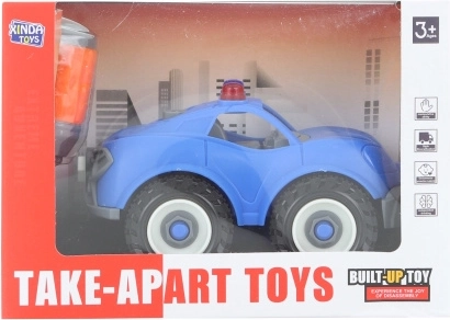 Coche de plástico desmontable con tornillos para niños 11 × 6 cm