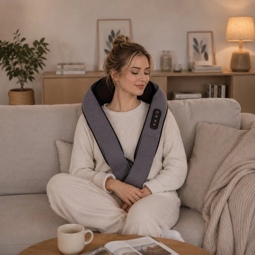 Forma ergonómica y asas para las manos para regular la presión
