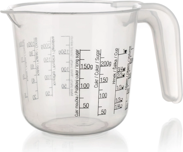 Jarra medidora de 0,25 l con impresión