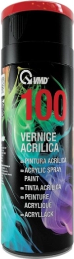Spray de esmalte acrílico para metal, plástico y madera, 400 ml, rojo