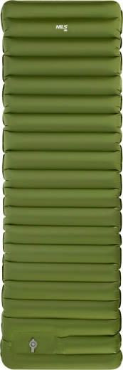 Colchoneta inflable de trekking con bomba integrada NILS Camp NC4402 verde