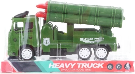 Coche militar con misiles – modelo de plástico para niños