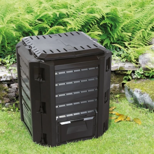 Llenado fácil y extracción del compost terminado