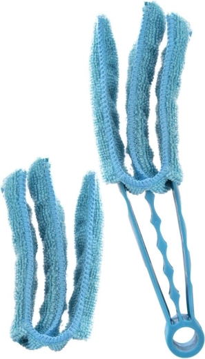Cepillo para limpiar persianas con microfibra